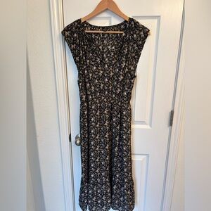 J Crew Mercantile Floral Midi Dress - Medium